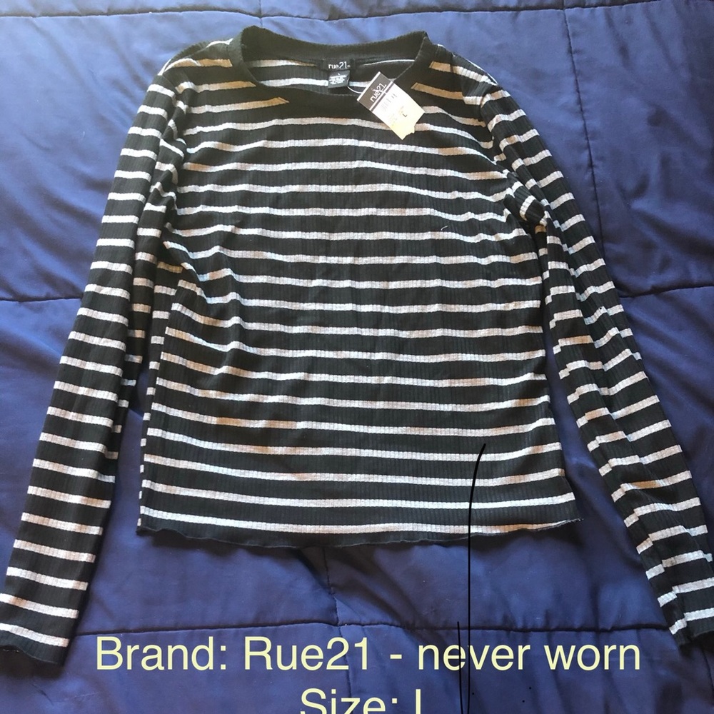 Long sleeve striped shirt